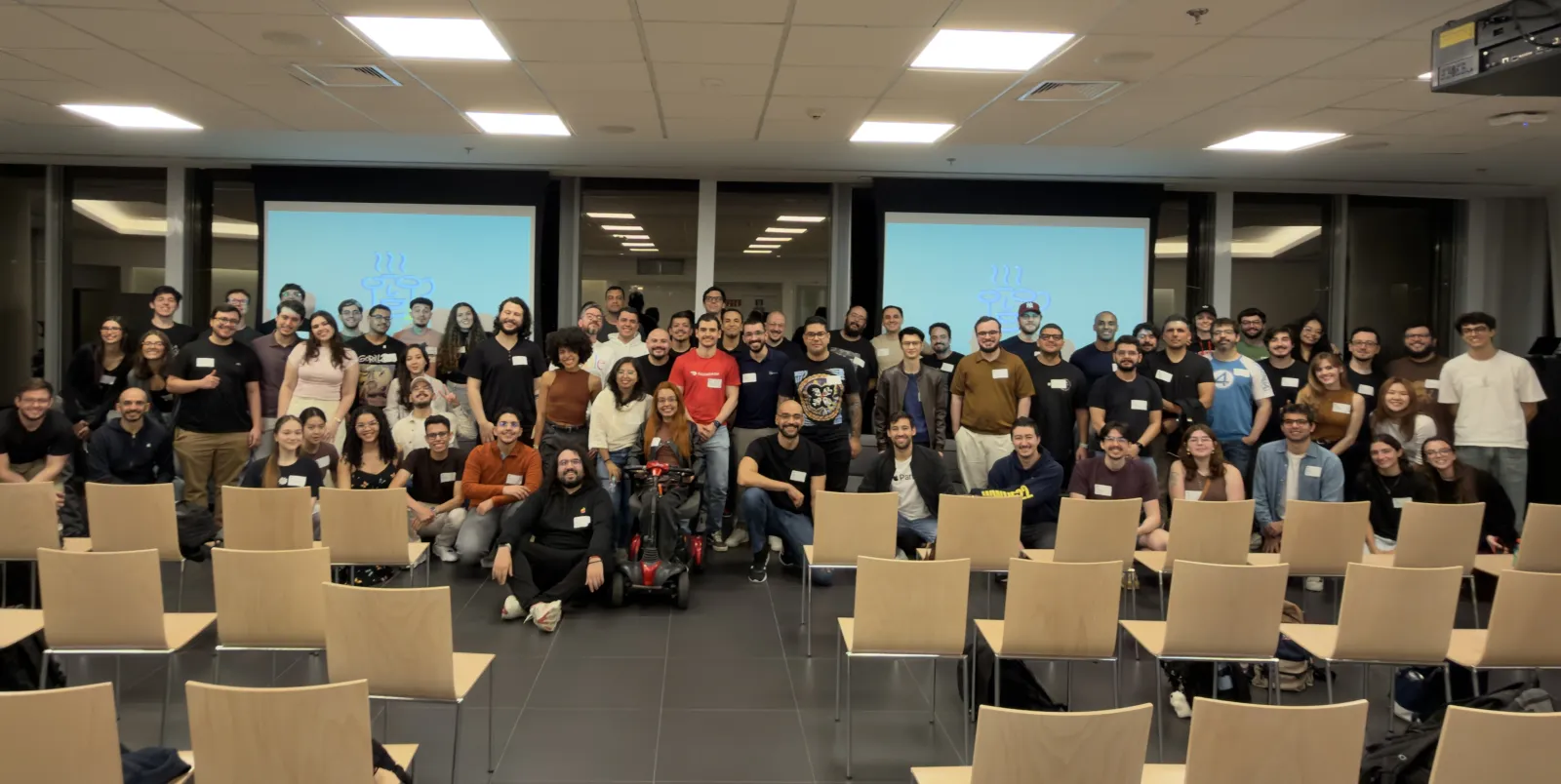 Público reunido durante um evento CocoaHeads